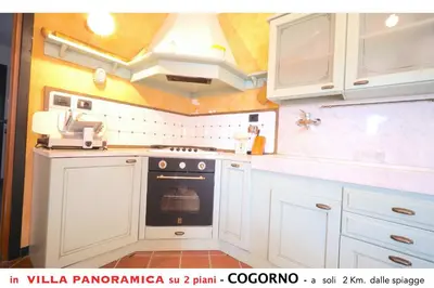 Cucina o angolo cottura di Villa tra gli ulivi - bellissima vista panoramica