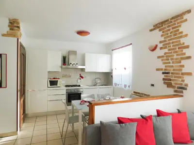 Cucina o angolo cottura di La perla rossa