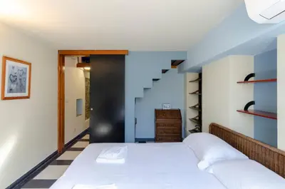 Letto o letti in una camera di JOIVY Saracens Tower in Sestri Levante Center