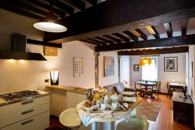 Area soggiorno di B&B AL DUCALE and APARTMENTS