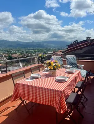 Balcone o terrazza di La casa nei carobi