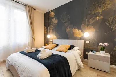 Letto o letti in una camera di Casapalestro8#1