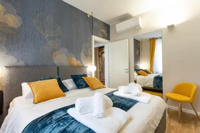 Letto o letti in una camera di casapalestro8#2