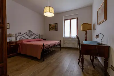 Letto o letti in una camera di Casa Vì - Toscana, Lunigiana, near Cinque Terre