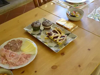 Cibo presso l'agriturismo o nelle vicinanze