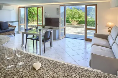 TV o dispositivi per l'intrattenimento presso GIARDINO SUL MARE House - Levanto Sea View
