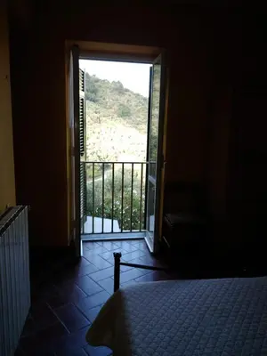Letto o letti in una camera di Appartamento il Giglio