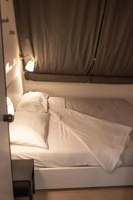 Letto o letti in una camera di 068 - Casa STELLA MARINA in CENTRO, 450metri da Mare e Spiaggia