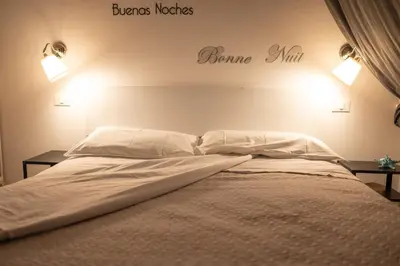 Letto o letti in una camera di 068 - Casa STELLA MARINA in CENTRO, 450metri da Mare e Spiaggia