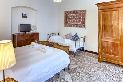 Letto o letti in una camera di Clarissa House