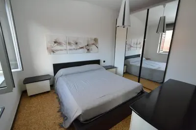 Letto o letti in una camera di Casa Nanna