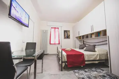 TV o dispositivi per l'intrattenimento presso ART & BOOKS bed and breakfast