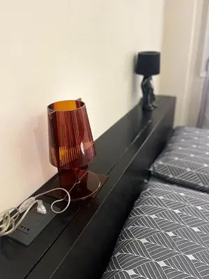 Letto o letti in una camera di La Casa all'ombra della Chiesa