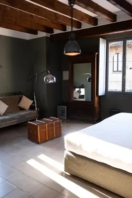 Letto o letti in una camera di La Locanda di Grazzano Visconti