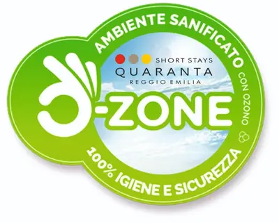 Certificato, attestato, insegna o altro documento esposto da Quaranta Short Stays