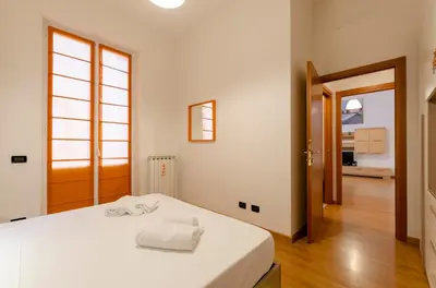 Letto o letti in una camera di JOIVY Apt for 4, metres from beach, in Sestri Levante