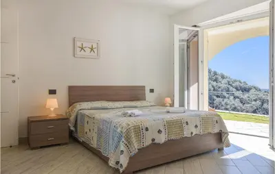 Letto o letti in una camera di Nice Apartment In Moneglia With Wifi