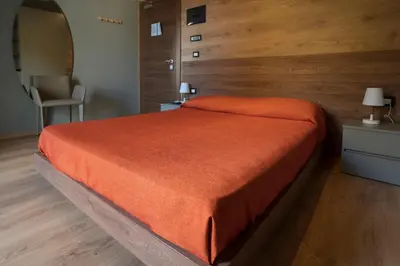 Letto o letti in una camera di Albergo Ristorante Plaza