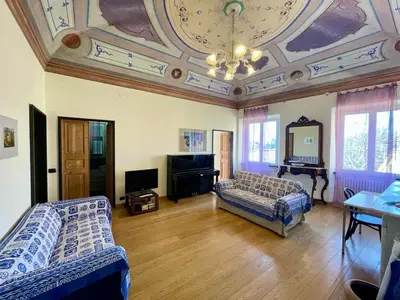 Letto o letti in una camera di Viola apartment, Levanto - 5 Terre