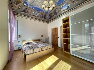 Letto o letti in una camera di Viola apartment, Levanto - 5 Terre