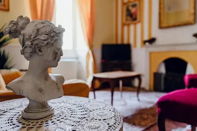 TV o dispositivi per l'intrattenimento presso Foresteria di Palazzo Picedi - Historic Rooms Sarzana