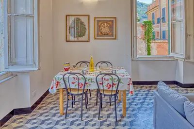 Area soggiorno di Leone I and Leone II Apartments