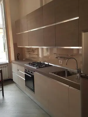 Cucina o angolo cottura di La Casa del Pinguino - In the Center with AC
