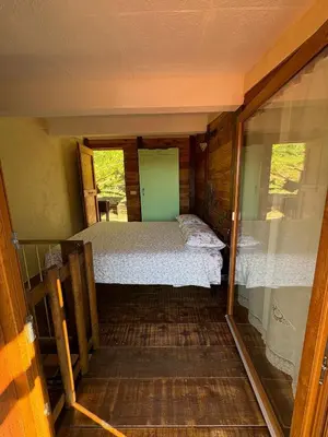 Letto o letti in una camera di La Casetta di Molly tra ulivi e roseto