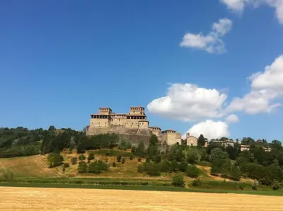Paesaggio naturale nelle vicinanze of country house