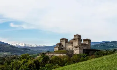 Paesaggio naturale nelle vicinanze of country house