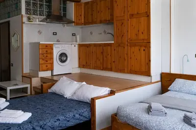 Letto o letti in una camera di Casa Giuly