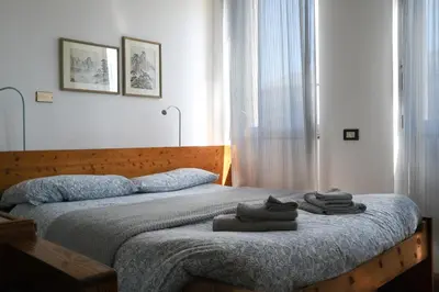 Letto o letti in una camera di Casa Giuly