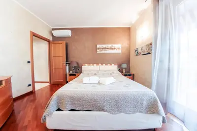 Letto o letti in una camera di Casa Luca Flexyrent - Parking - A C - WiFi
