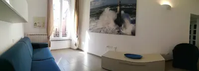 Area soggiorno di casa vacanze romanticapt