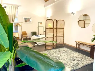 Area soggiorno di The Jungle Apartment