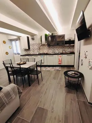 Cucina o angolo cottura di A ca du Kubla