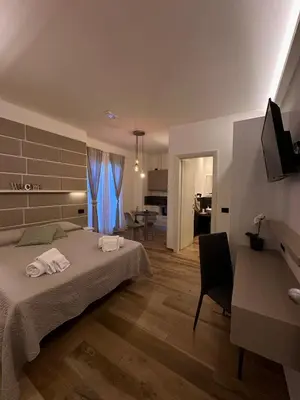 Letto o letti in una camera di La casa del capitano