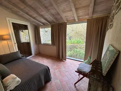 Letto o letti in una camera di Il frantoio di Luna - Levanto, 5 Terre