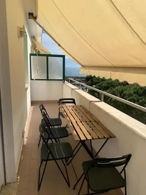 Balcone o terrazza di Casa Bianca 6 - confortevole in centro a Moneglia