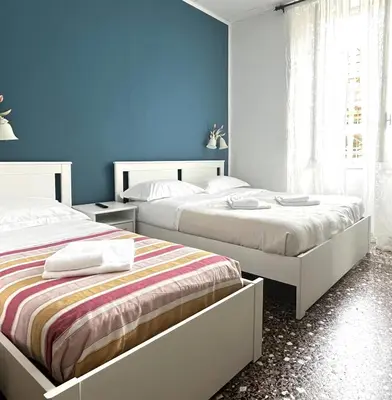 Letto o letti in una camera di Hotel Baia di Levanto