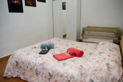 Letto o letti in una camera di Il Borgo appartamento Clelia