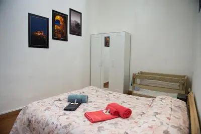 Letto o letti in una camera di Il Borgo appartamento Clelia