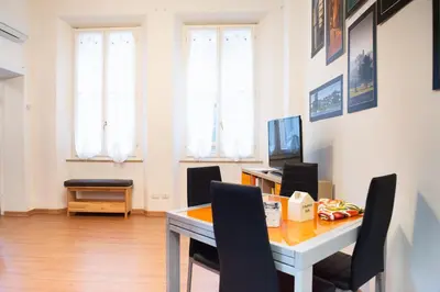 TV o dispositivi per l'intrattenimento presso Il Borgo appartamento Clelia