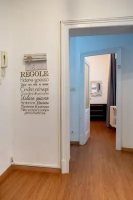 Letto o letti in una camera di Il Borgo appartamento Clelia