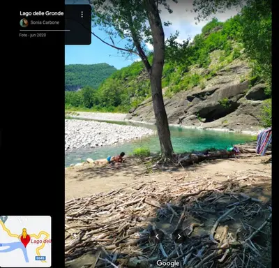 Paesaggio naturale nelle vicinanze del bed & breakfast