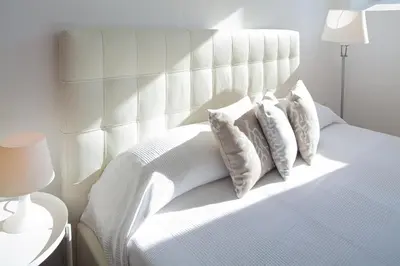 Letto o letti in una camera di Villa dell'Erta - Levanto