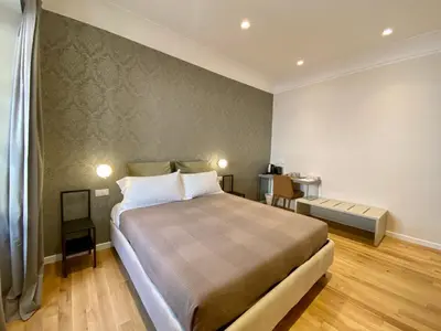 Letto o letti in una camera di Residenza d'epoca dei Fondachi