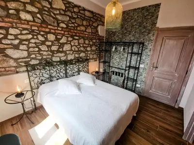 Letto o letti in una camera di La Luna dei Medici