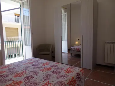 Letto o letti in una camera di Casa Jacopo 50 mt dal mare