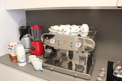 Set per la preparazione di tè e caffè presso Villa Auditorium